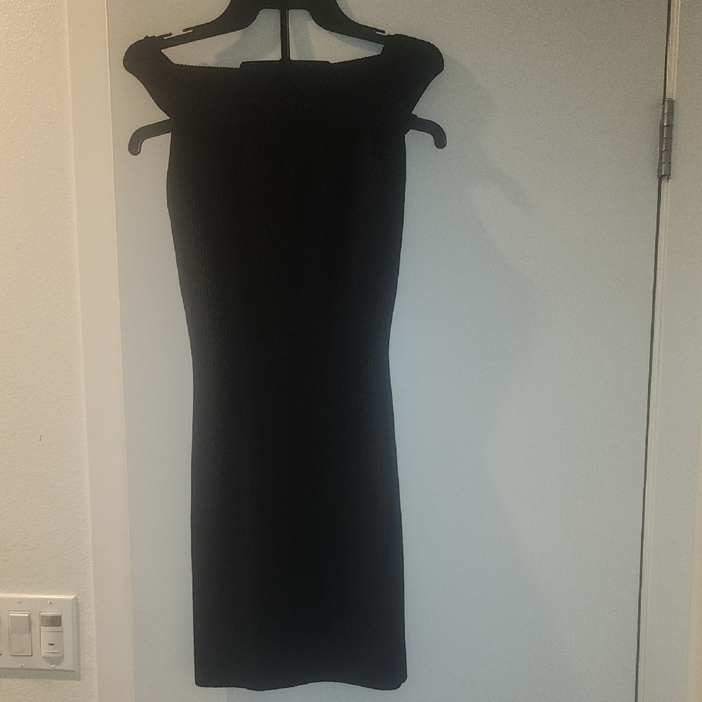 Windsor Black Off-Shoulder Dress